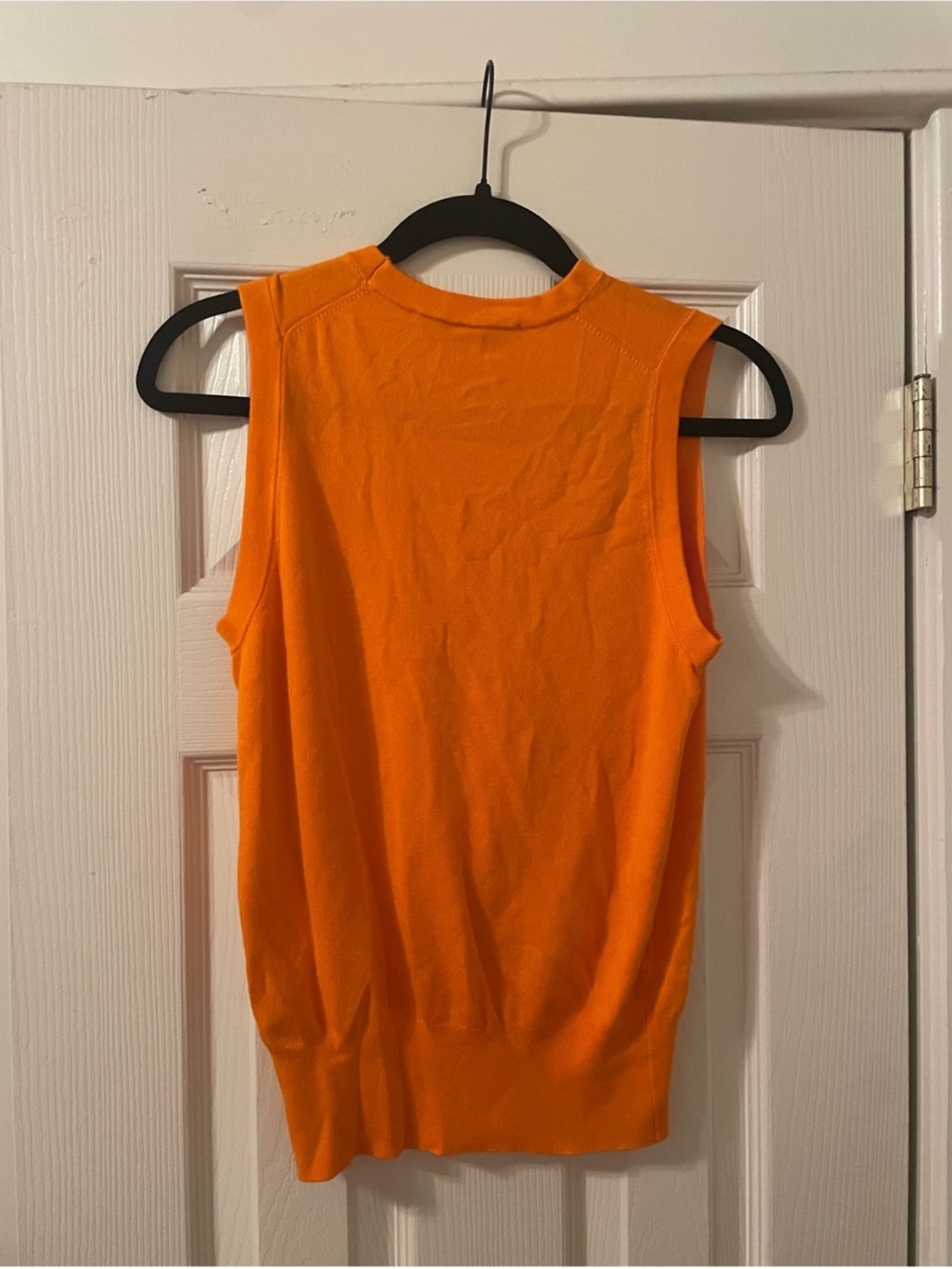Zara Bright Orange Sleeveless Knit Tank
